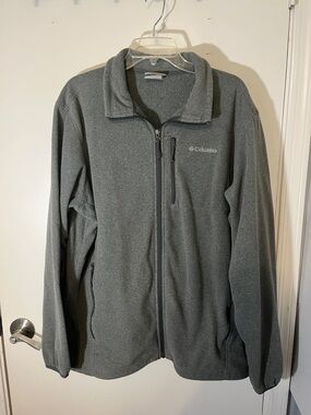 Columbia Men's Gray Full-Zip Fleece Jacket